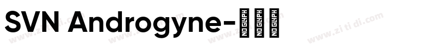SVN Androgyne字体转换